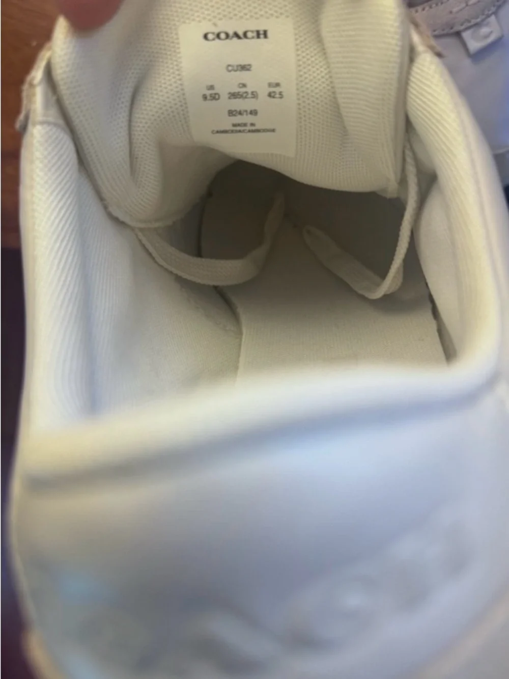 Authentic Coach Runner Sneaker
Size 9.5 - Picture 8 of 11